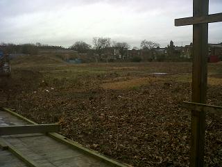 Dulwich Hospital cleared site